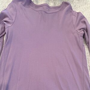 Women's Purple Long Sleeve shirt